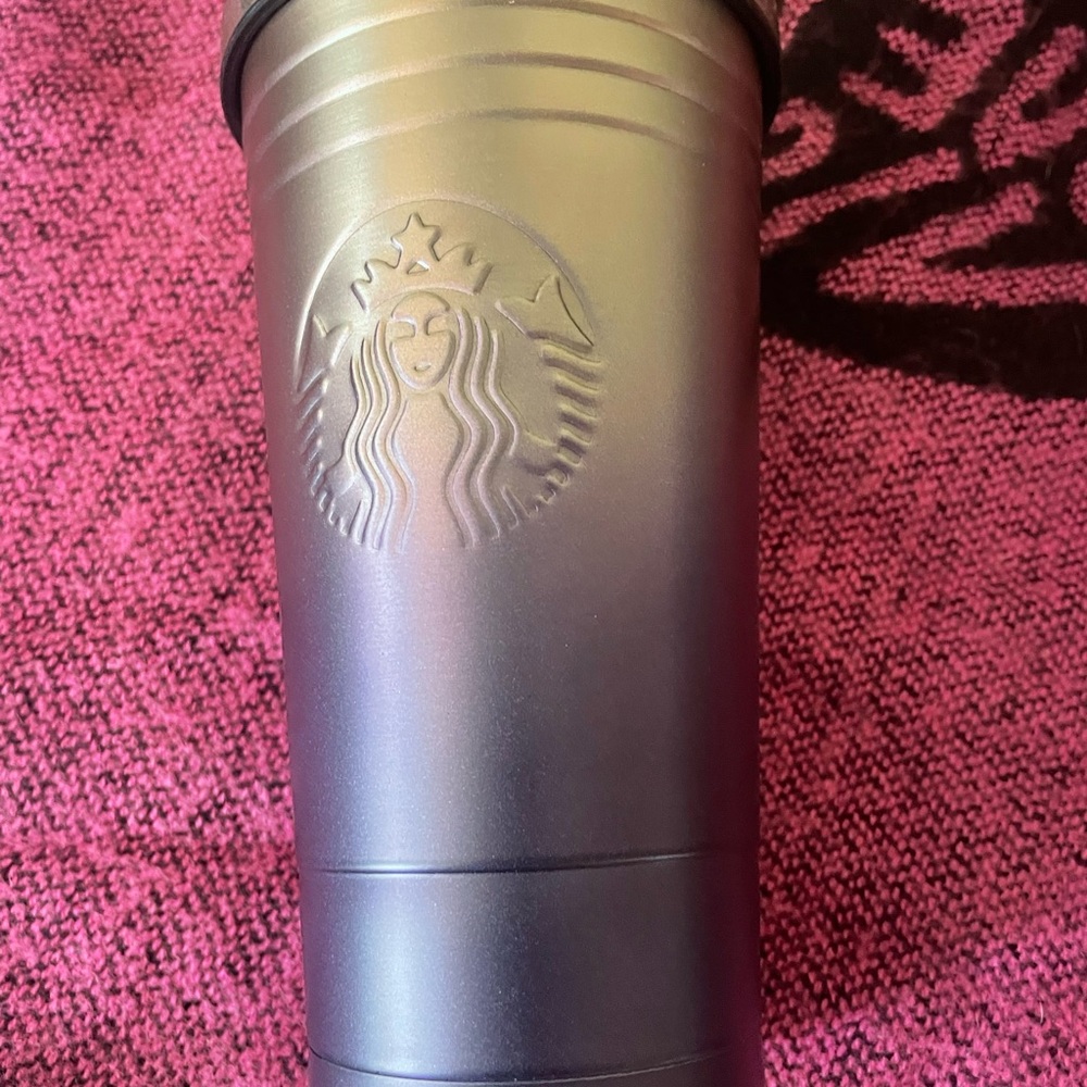Starbucks cup with straw